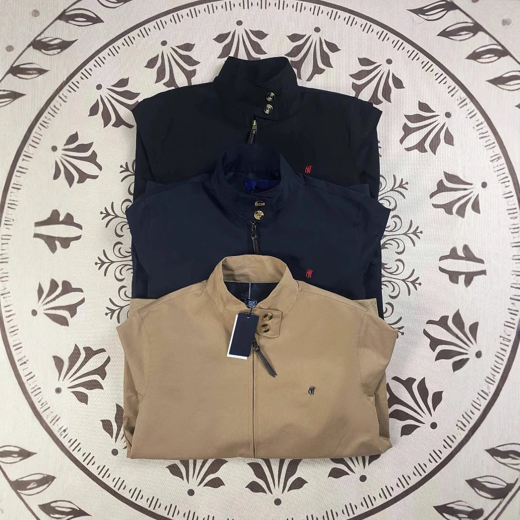 Ralph Lauren Khaki Stand Collar Jacket