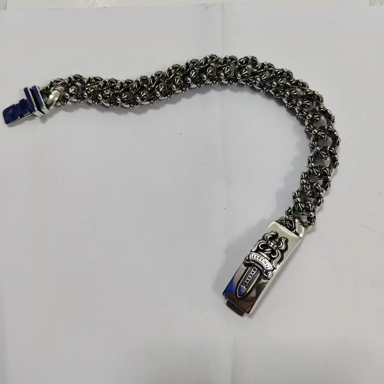 Jade sword full-flower bracelet SKU image