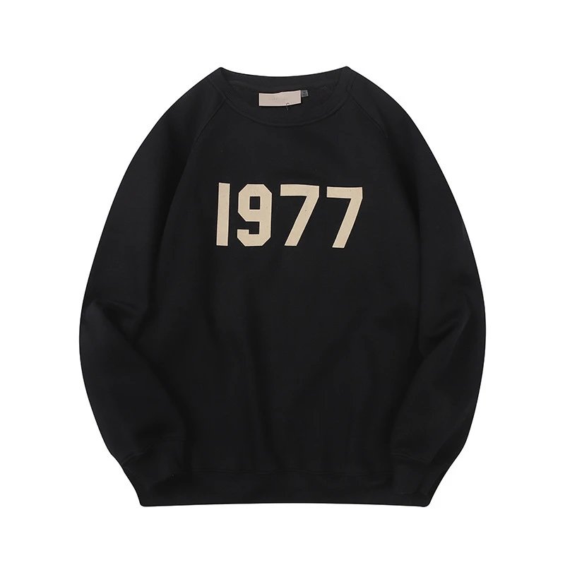 Black 1977 Long Sleeve Sweatshirt