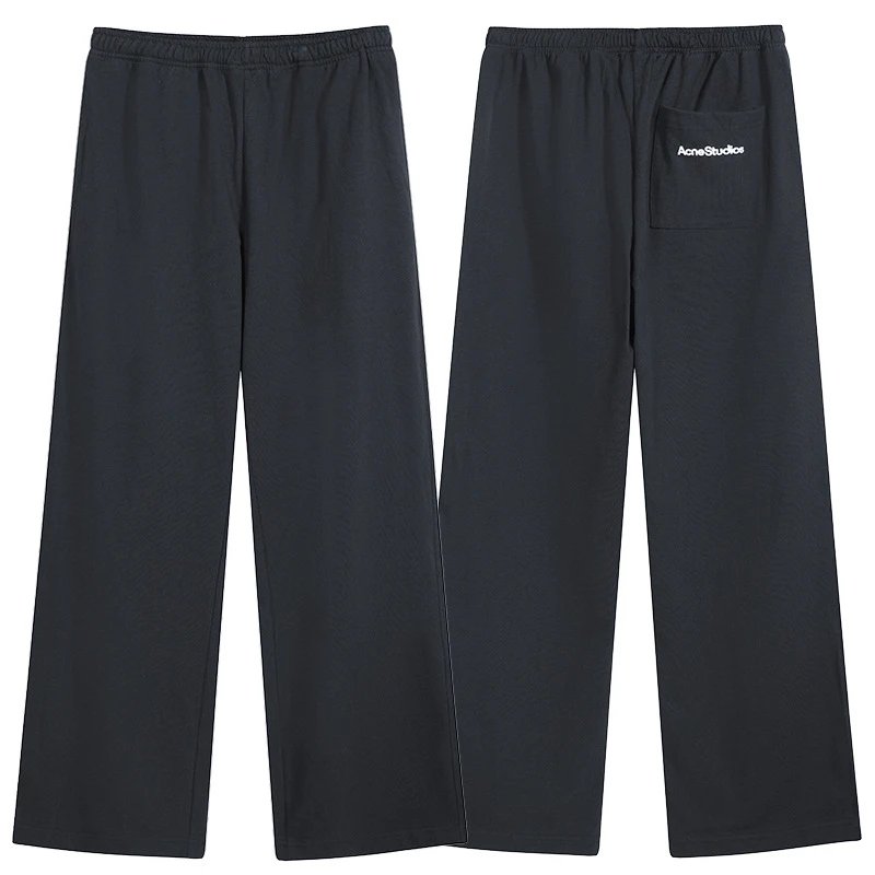 Acne Studios Black Wide Leg Pants