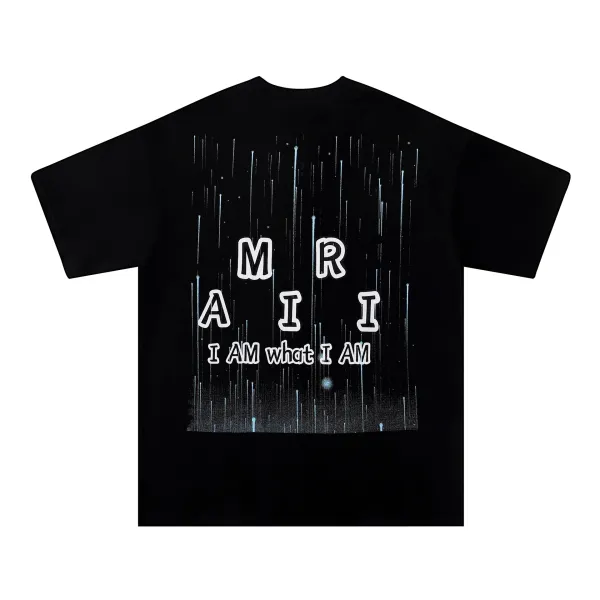MIRAI I Am What I Am Graphic Print Black T-Shirt - 1
