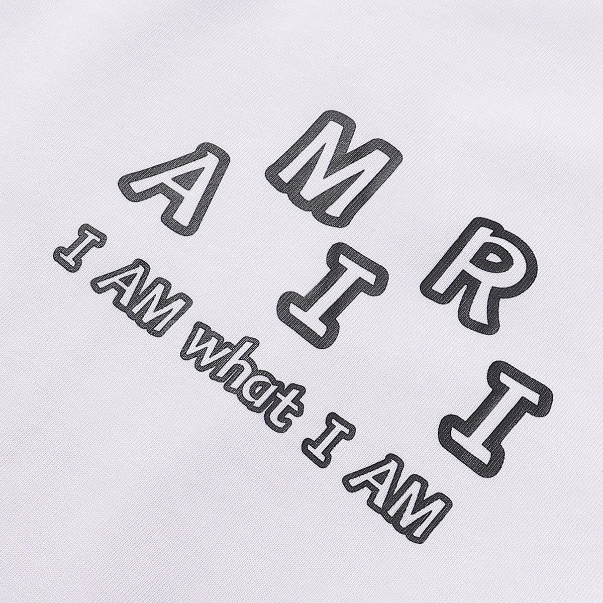 MRAI I Am What I Am Graphic Print White T-Shirt - 28