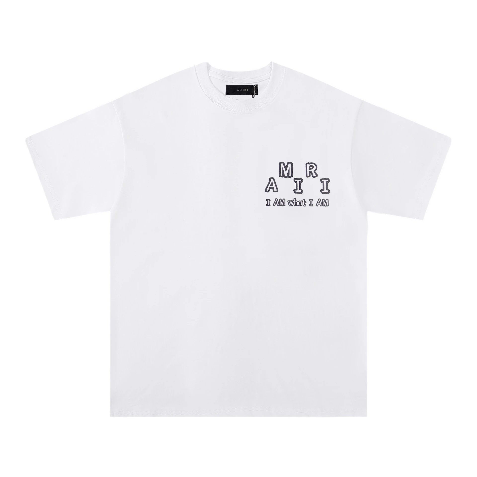 MRAI I Am What I Am Graphic Print White T-Shirt - 6