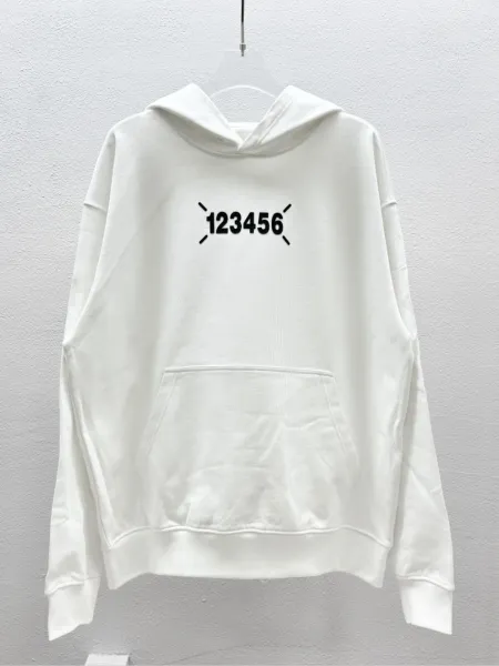 Off-White Numeric Hoodie White Hoodie - 22