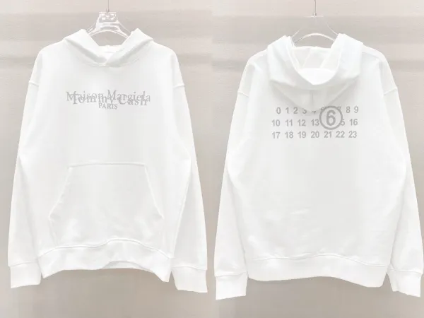 Maison Margiela x Tommy Cash White Graphic Hoodie - 1