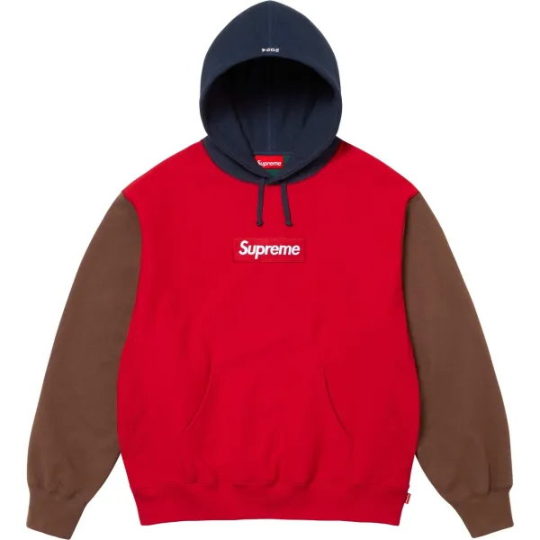 Supreme Football Jersey Black/White/Olive/Red Long Sleeve Shirt - 24