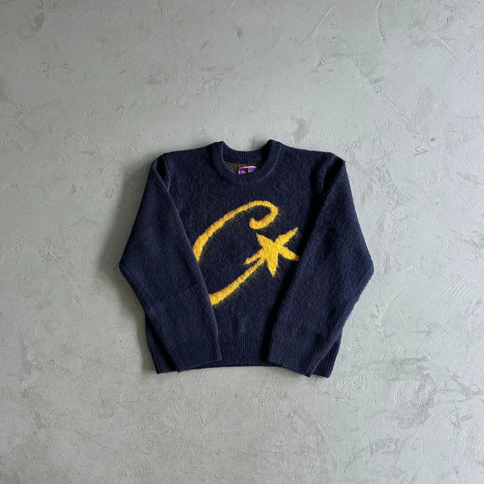 Large C Mohair/Navy Blue SKU image