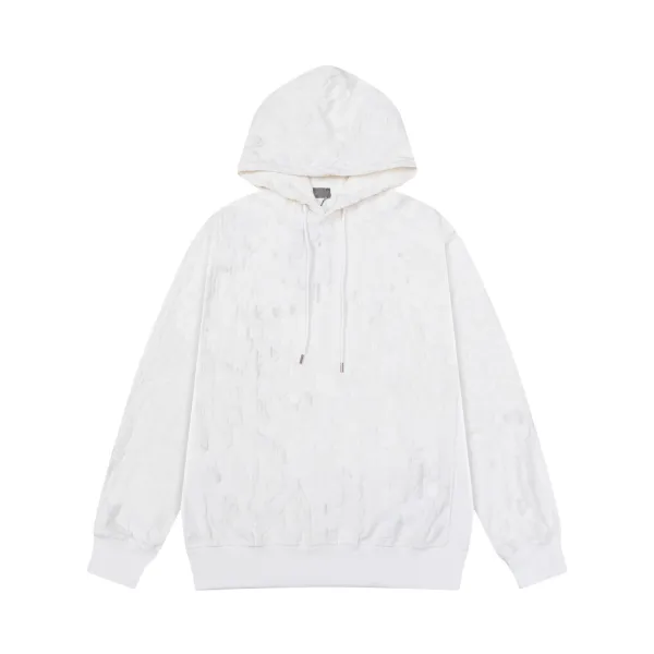 Dior Oblique Velvet Hoodie Navy - 9