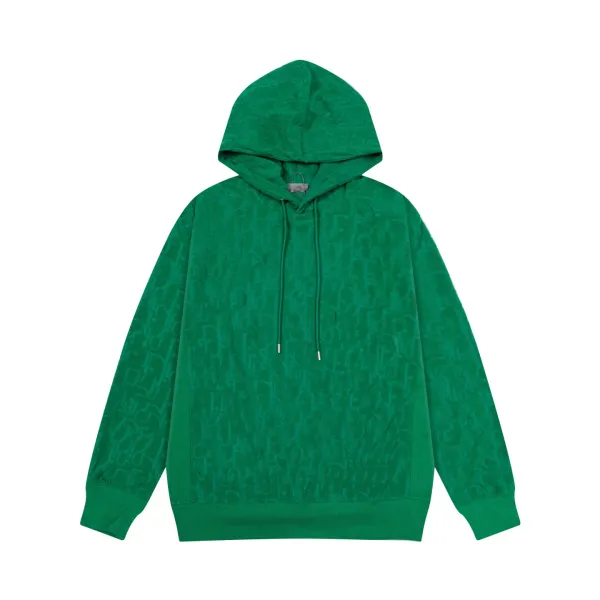 Dior Oblique Velvet Hoodie Navy - 11