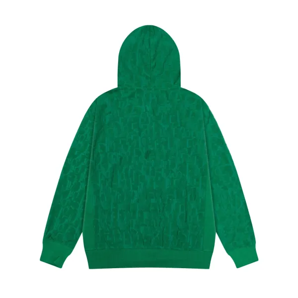 Dior Oblique Velvet Hoodie Navy - 12