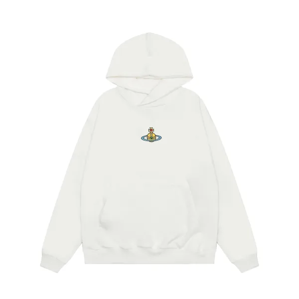 Vivienne Westwood Orb Logo White Hoodie - 1