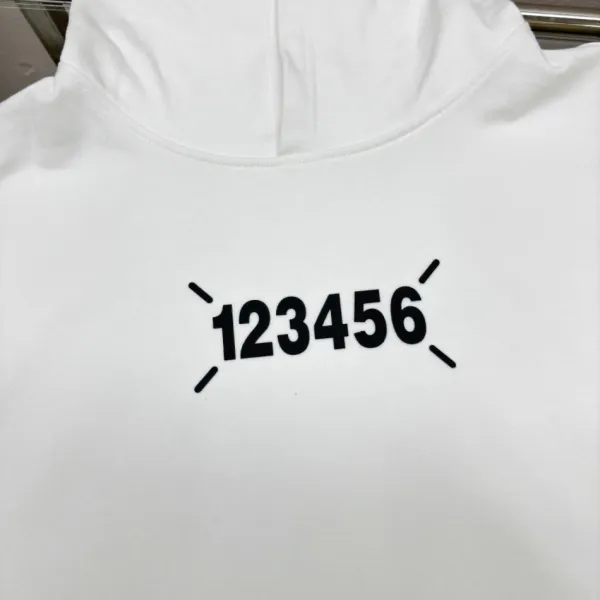 Off-White Numeric Hoodie White Hoodie - 24