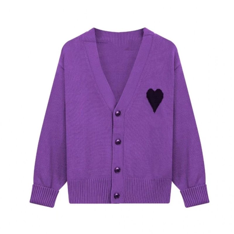purple【A 05 Jacquard cardigan】 SKU image