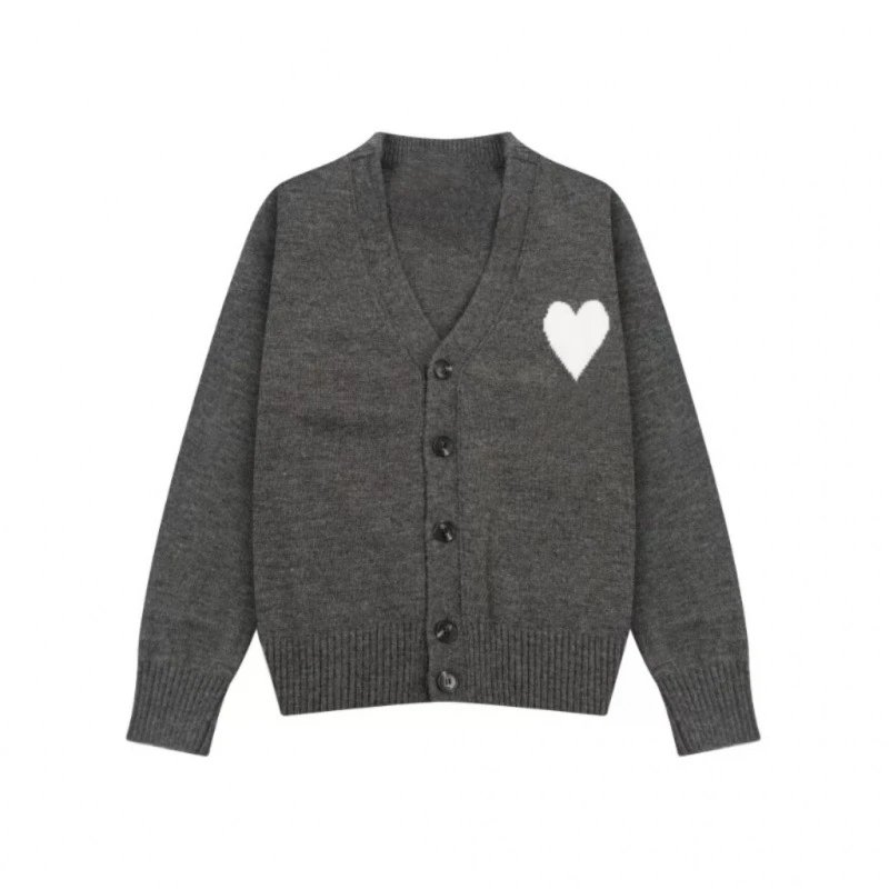 Dark gray【8129 Jacquard cardigan】 SKU image