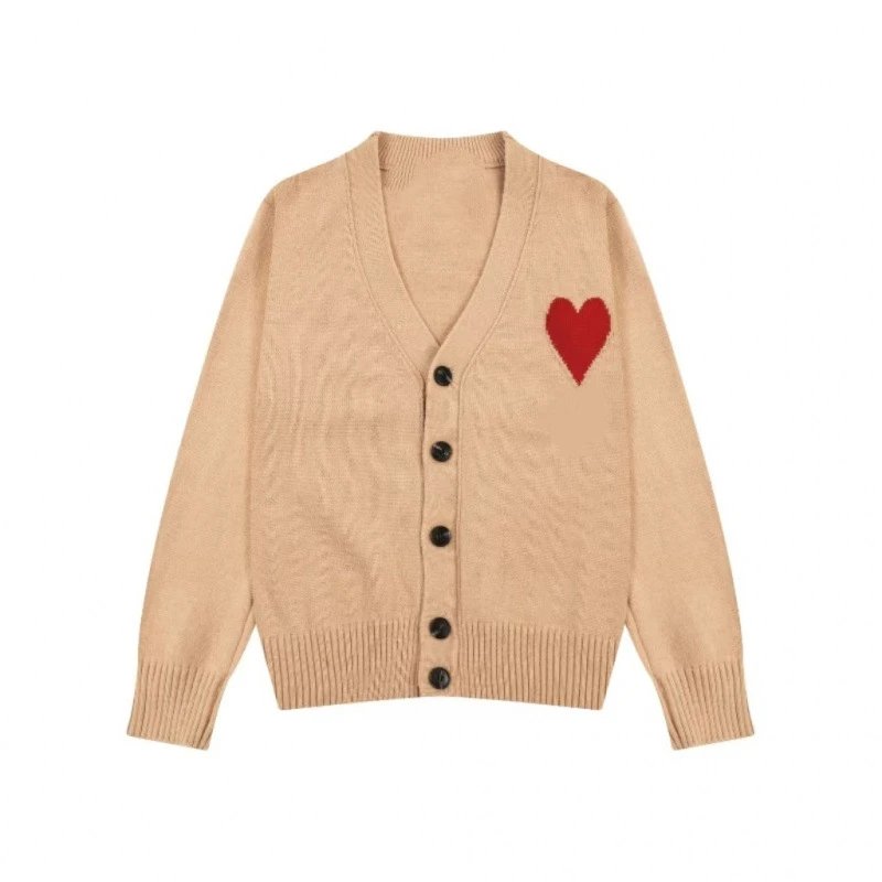 Apricot color【8129 Jacquard cardigan】 SKU image
