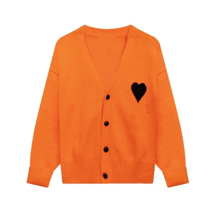 Orange【A 05 Jacquard cardigan】 SKU image
