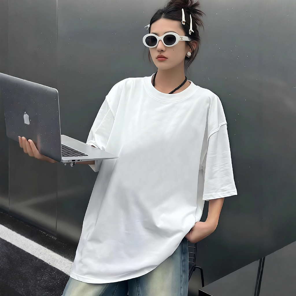 White Oversized T-Sh