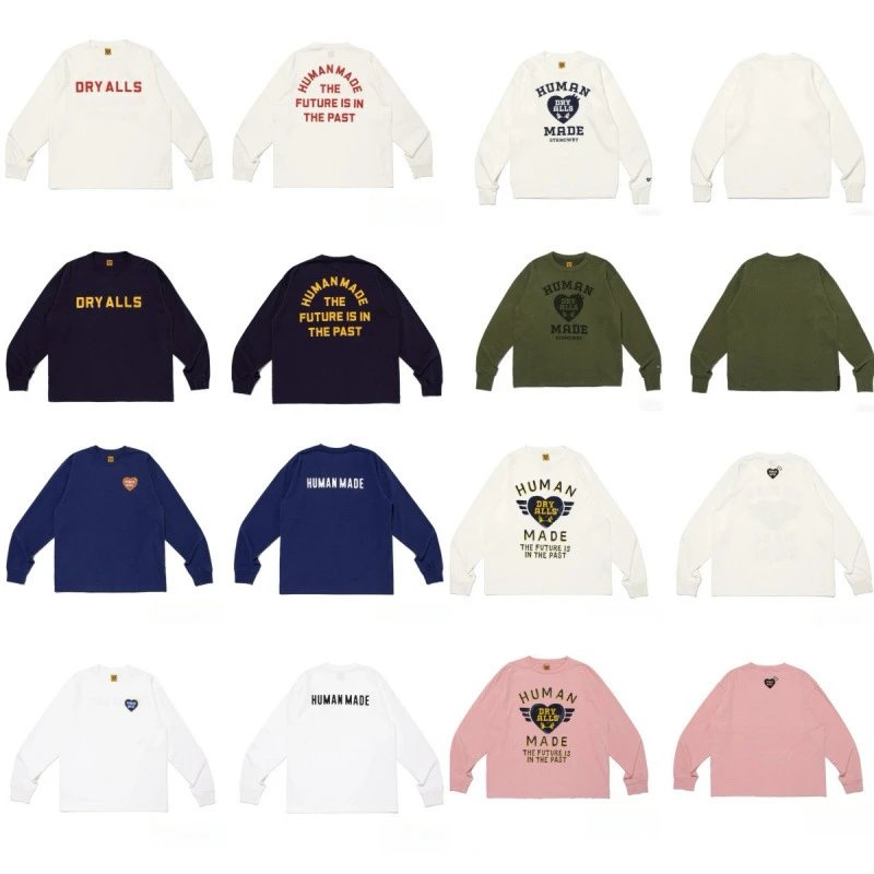 Human Made Long Sleeve T-Shirt in Various Colors