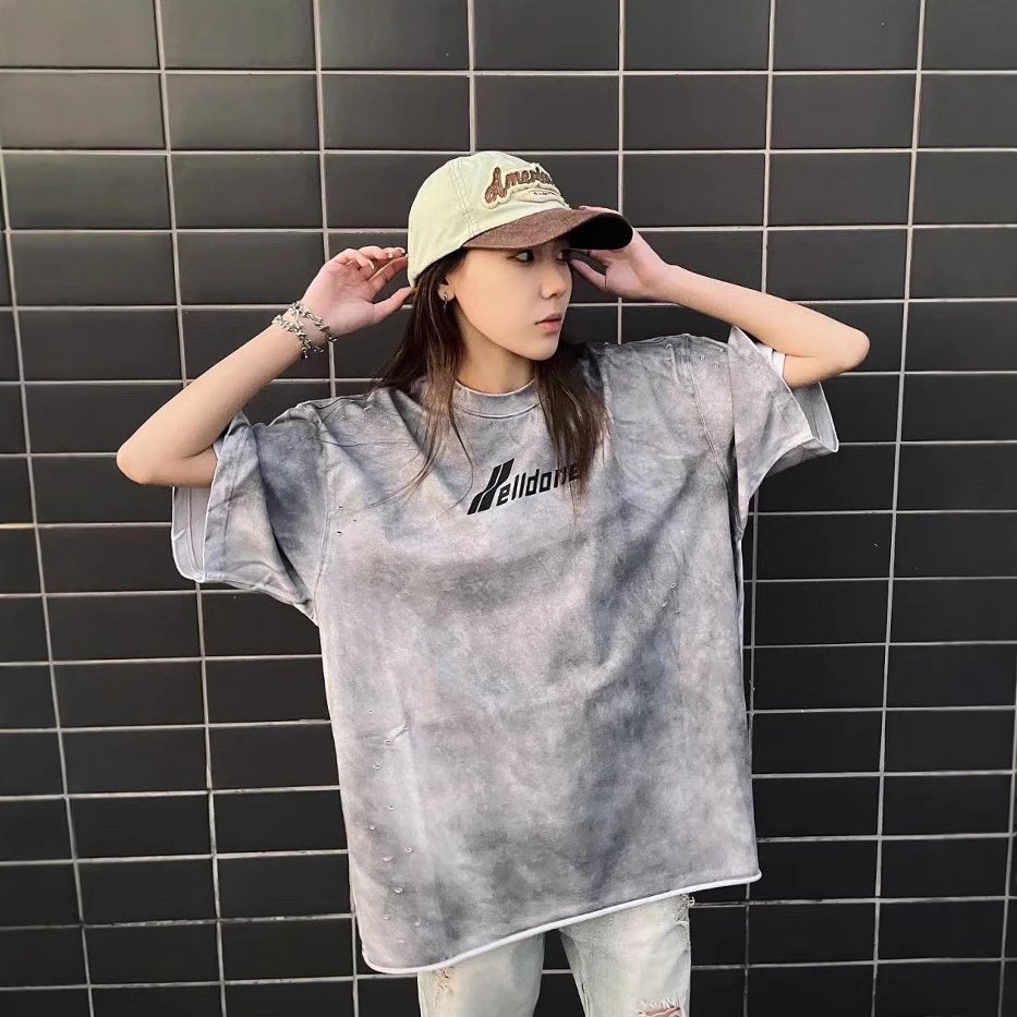 Delldone Grey Oversized T-Shirt