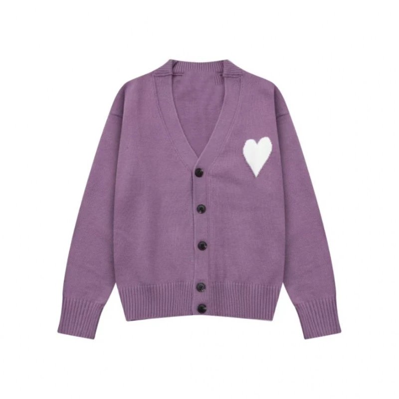 Deep Purple【8129 Jacquard cardigan】 SKU image