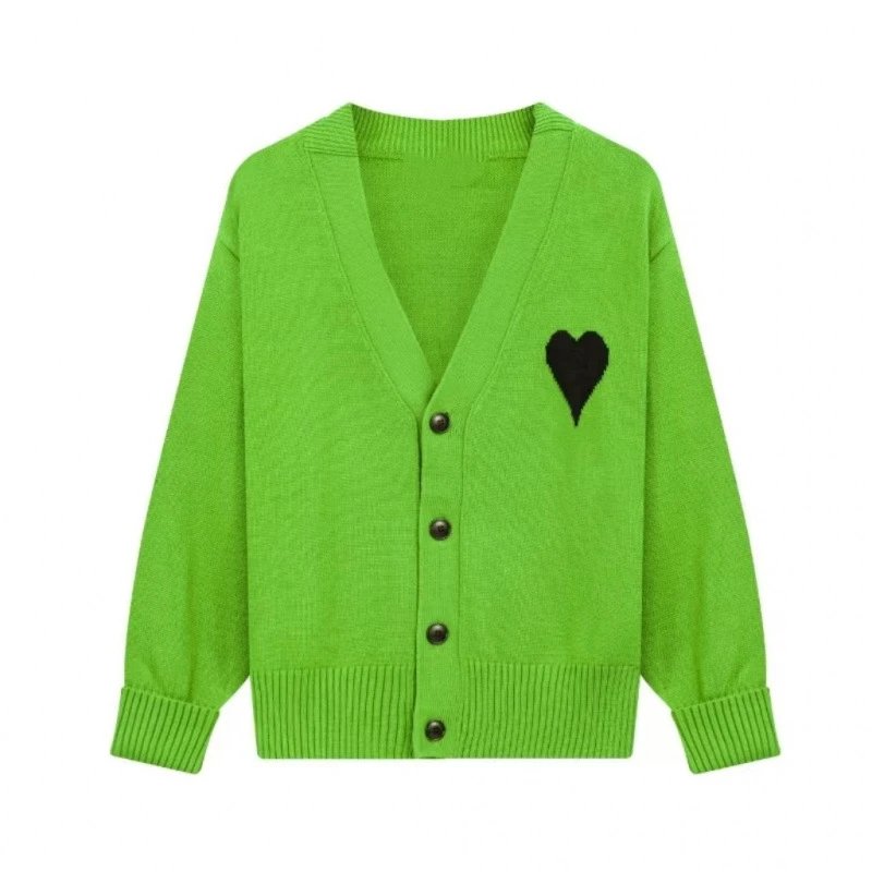 Neon Green【A 05 Jacquard cardigan】 SKU image
