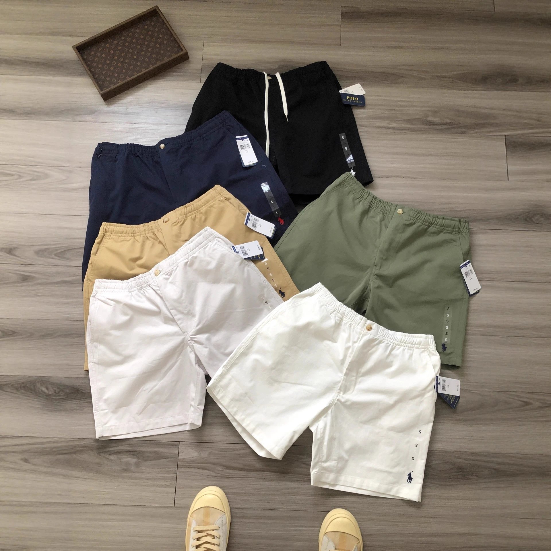 Polo Ralph Lauren White Cotton Shorts