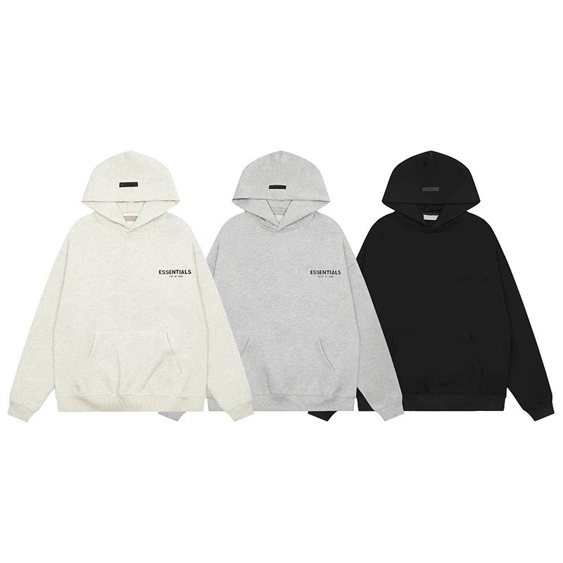 Fear of God Essentials Arch Logo Hoodie Navy - 10