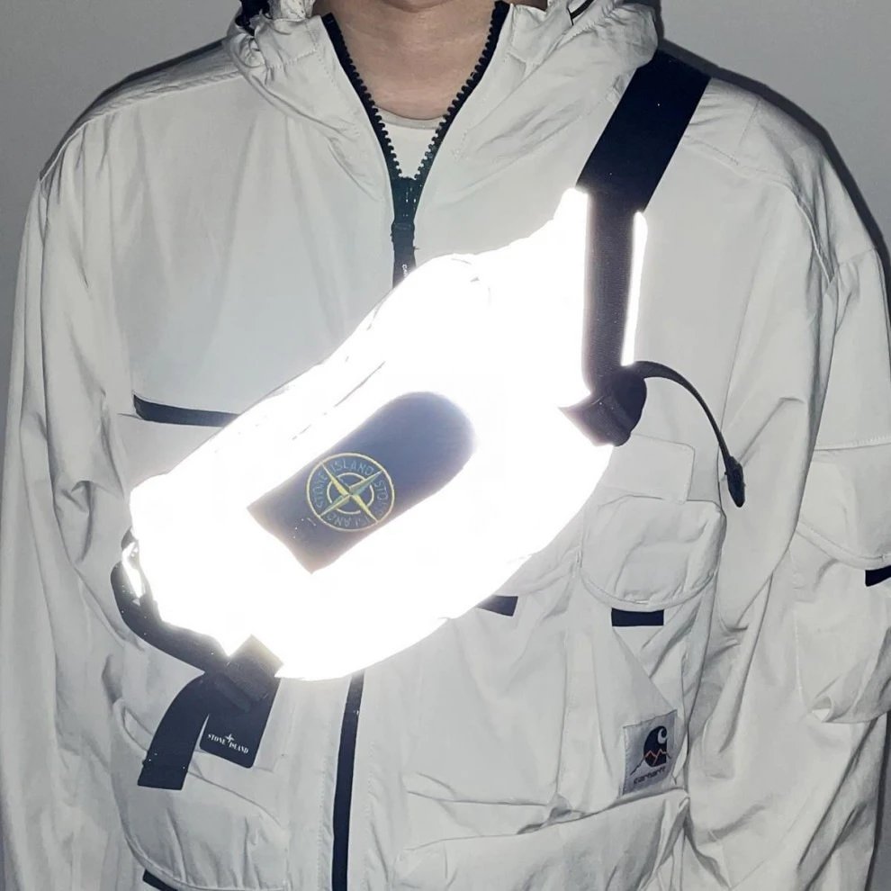 Stone Island Compass Patch Belt Bag Army Green - 3