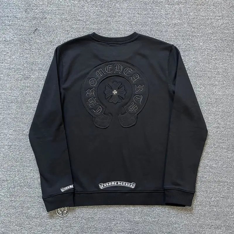 Chrome Hearts Black Crewneck Sweatshirt