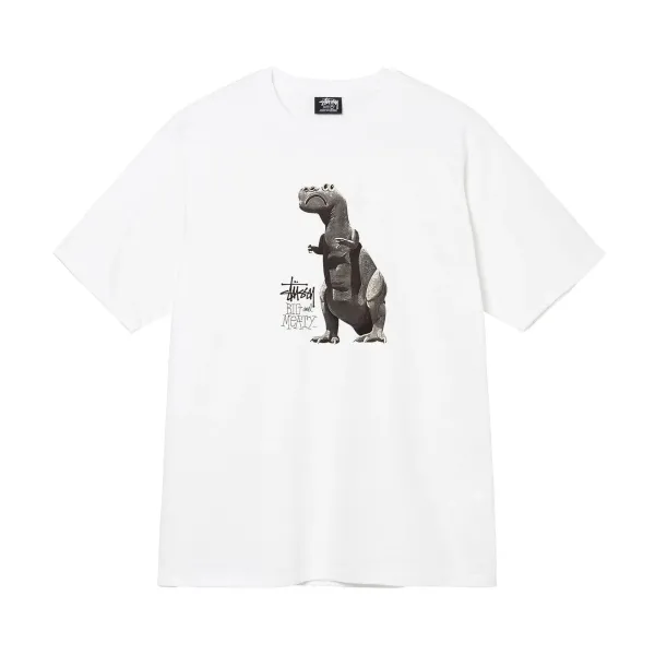 Stüssy x Pixar Rex Big and Meaty White T-Shirt - 1
