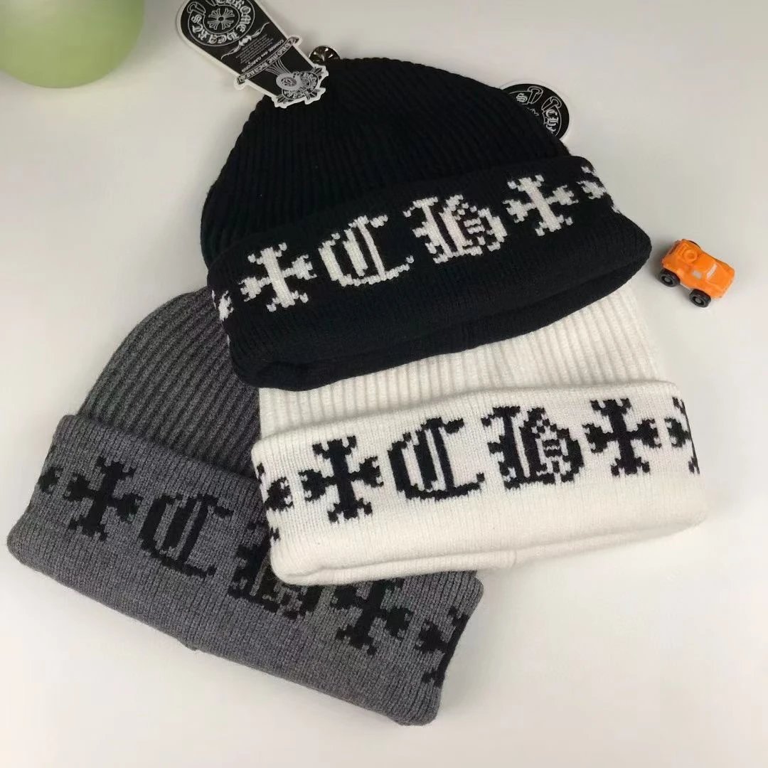 Chrome Hearts Black Knit Beanie