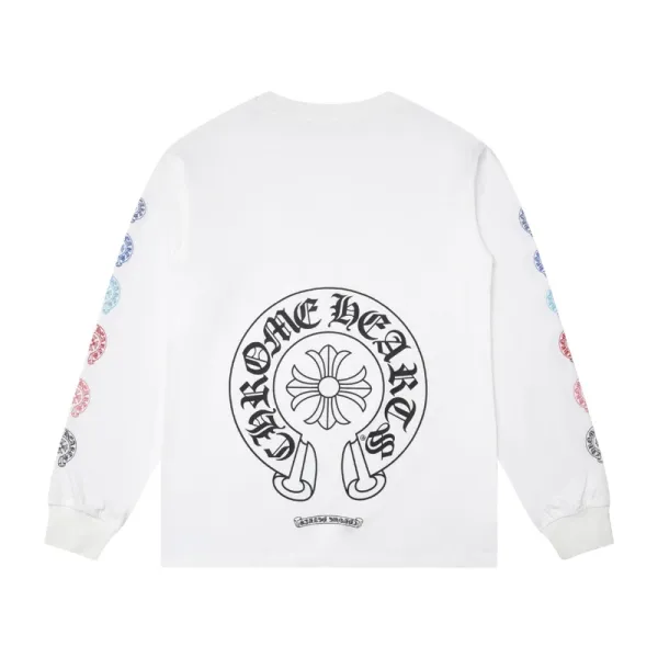 Chrome Hearts Long Sleeve T-Shirt White - 1