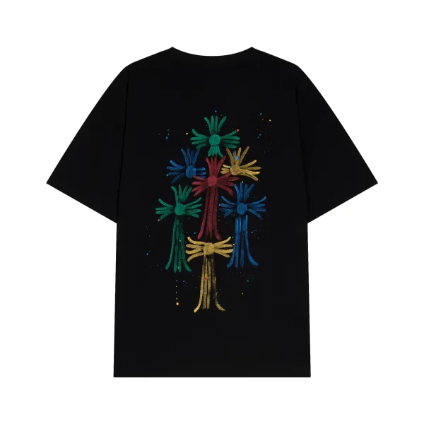 Design Graphic Print Black T-Shirt - 1