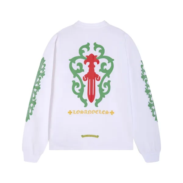 Chrome Hearts Los Angeles Long Sleeve T-Shirt White - 1