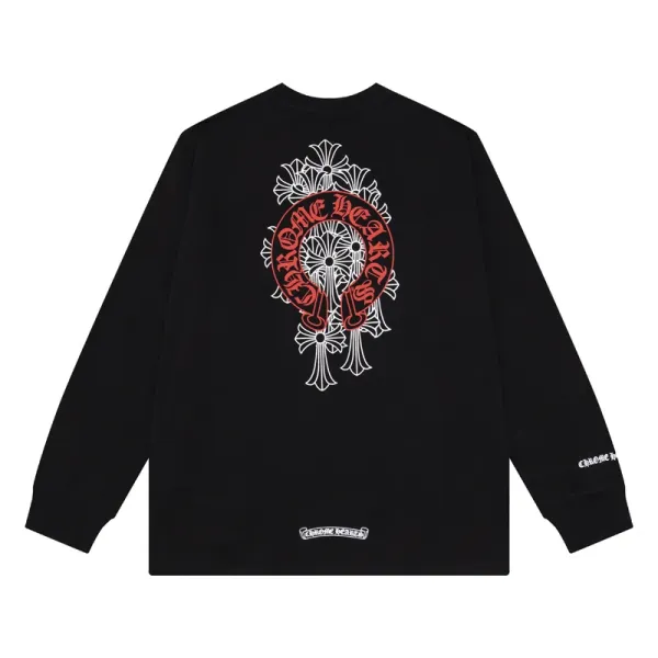 Chrome Hearts Long Sleeve Tee Black - 1