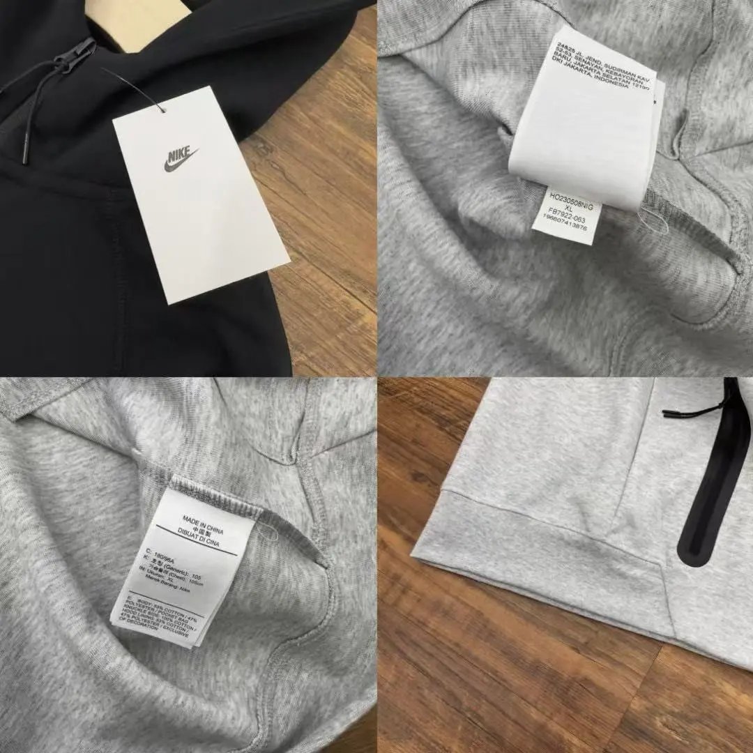 Nike Tech Fleece Joggers Light Gray Sweatpants - 4