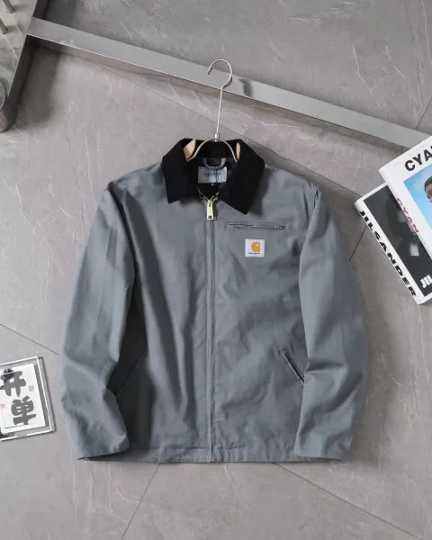 Carhartt WIP Active Jacket Gray Outerwear - 1