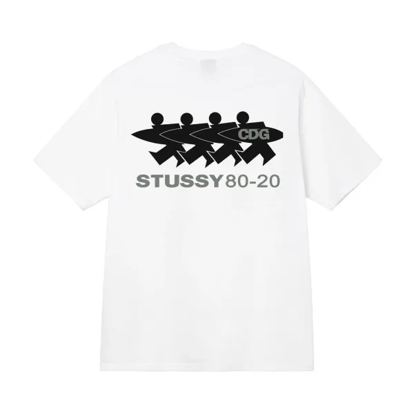Stussy x Comme des Garçons 80-20 Surfing Graphic T-Shirt - 1
