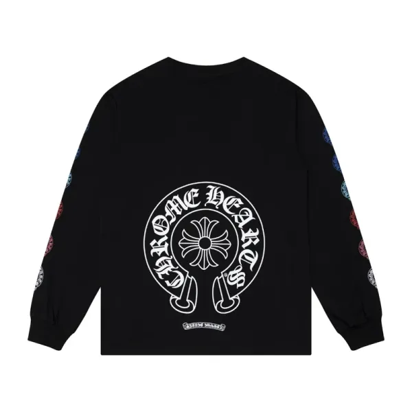Chrome Hearts Long Sleeve Tee Black - 1