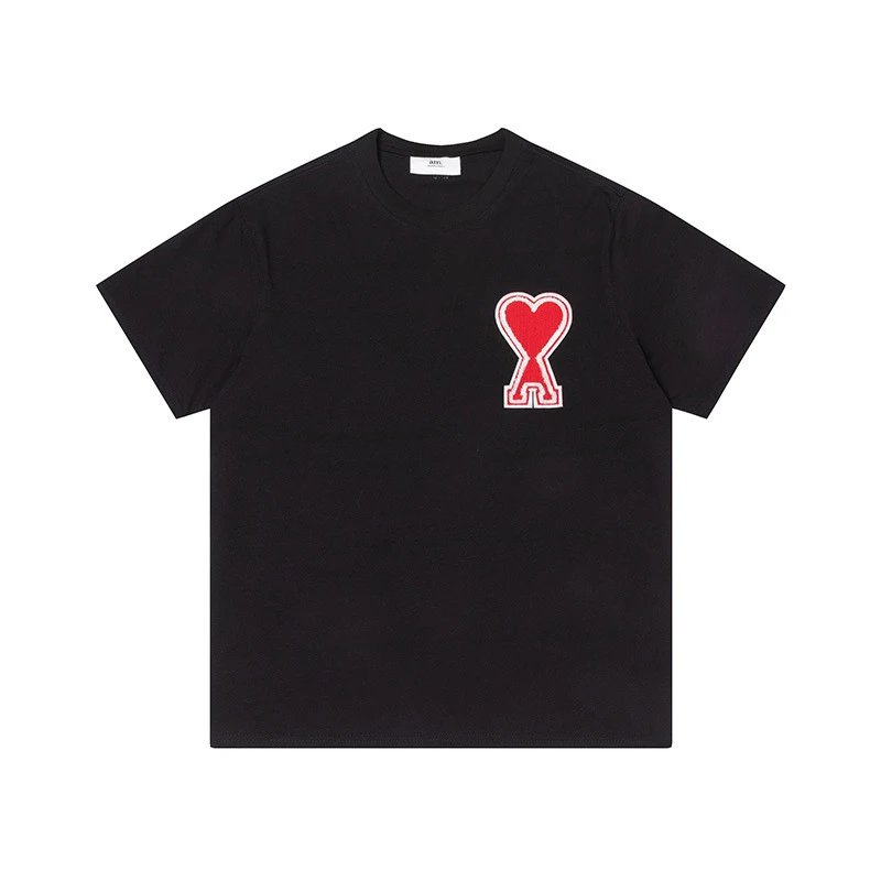Black with a red heart A0002# SKU image