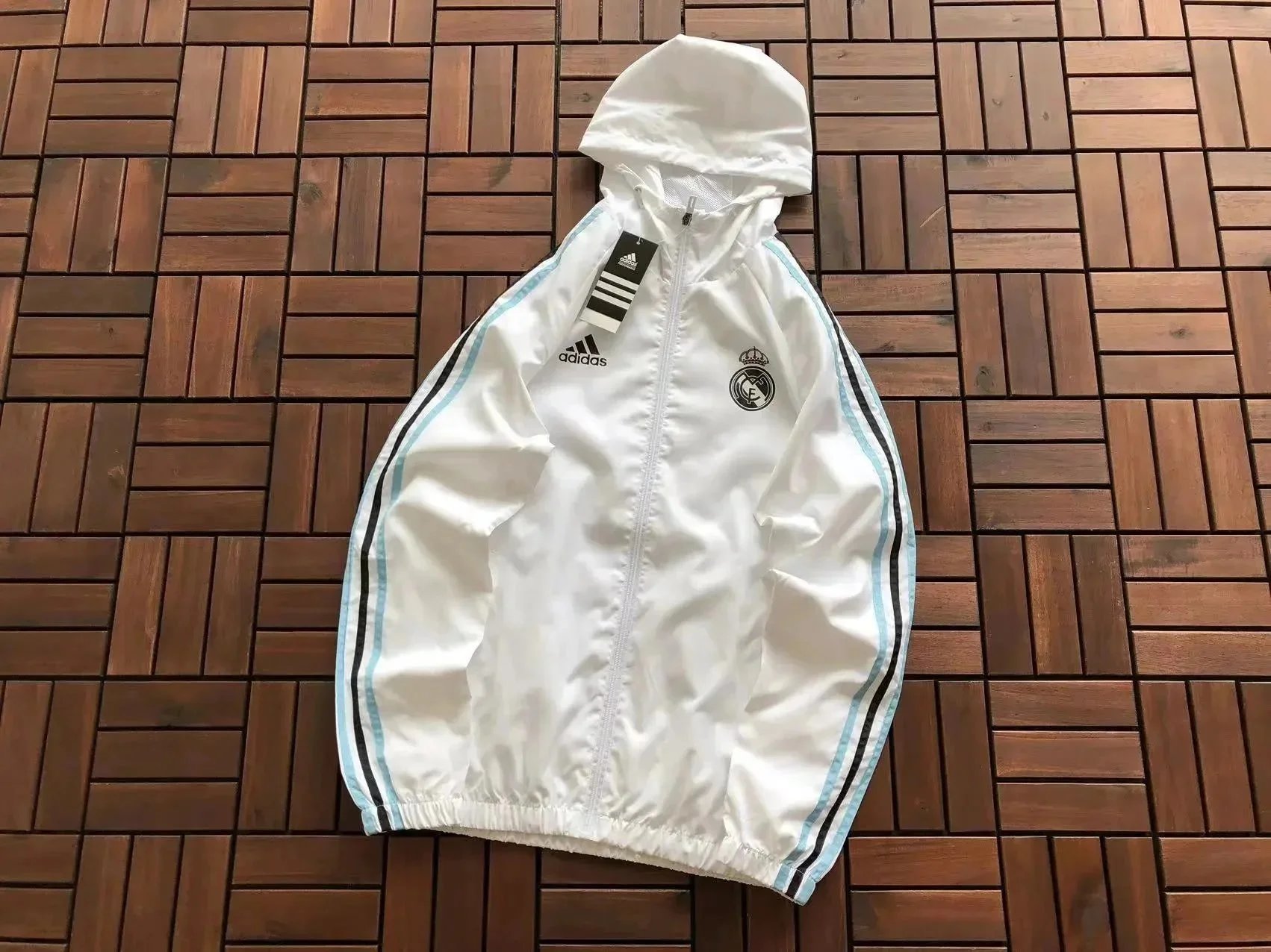 Adidas Germany National Team Windbreaker Jacket Black/White - 4