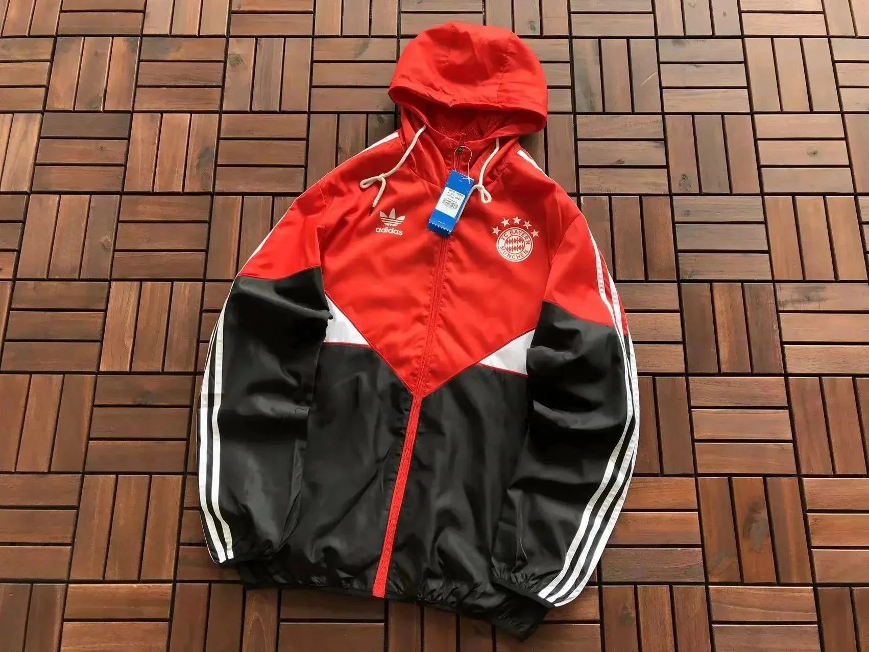 Adidas Germany National Team Windbreaker Jacket Black/White - 5
