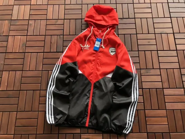 Adidas Originals x Arsenal Windbreaker Red/Black Jacket - 1