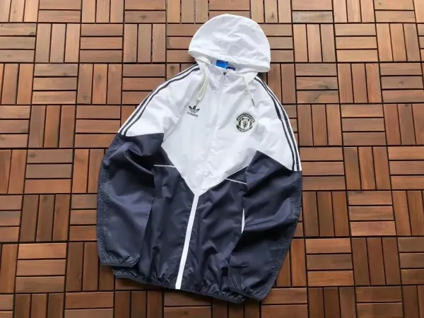 Adidas Originals Manchester United Windbreaker White/Navy - 1