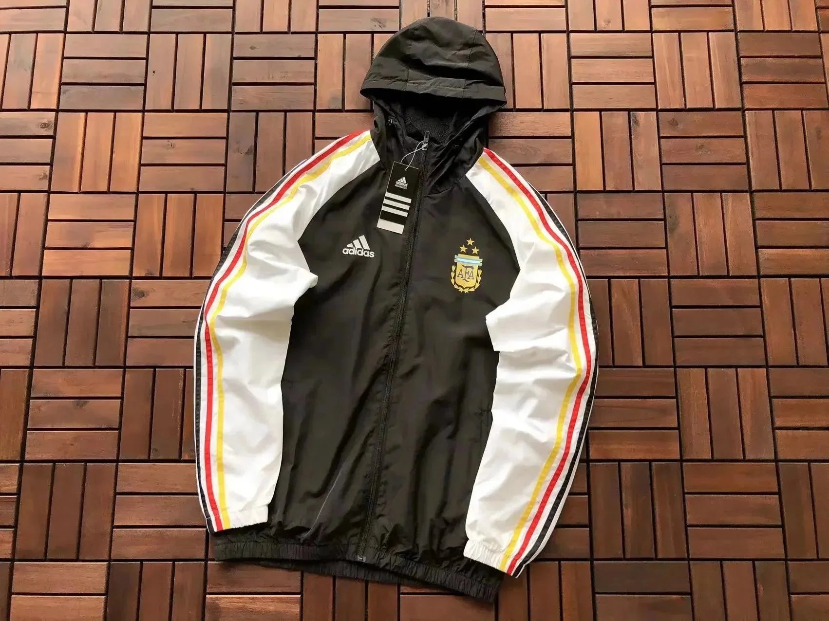 Adidas Germany National Team Windbreaker Jacket Black/White - 9