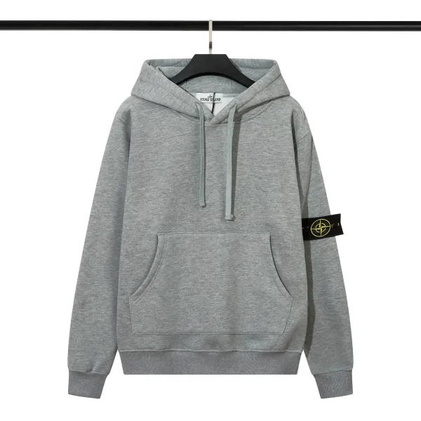 Stone Island Tank Shield Ghost Piece Gray Cargo Pants - 10