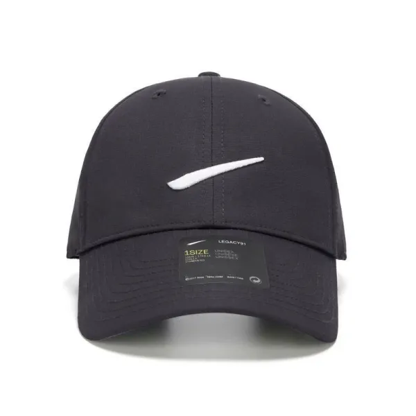 Nike Legacy91 Swoosh Black Baseball Cap - 1