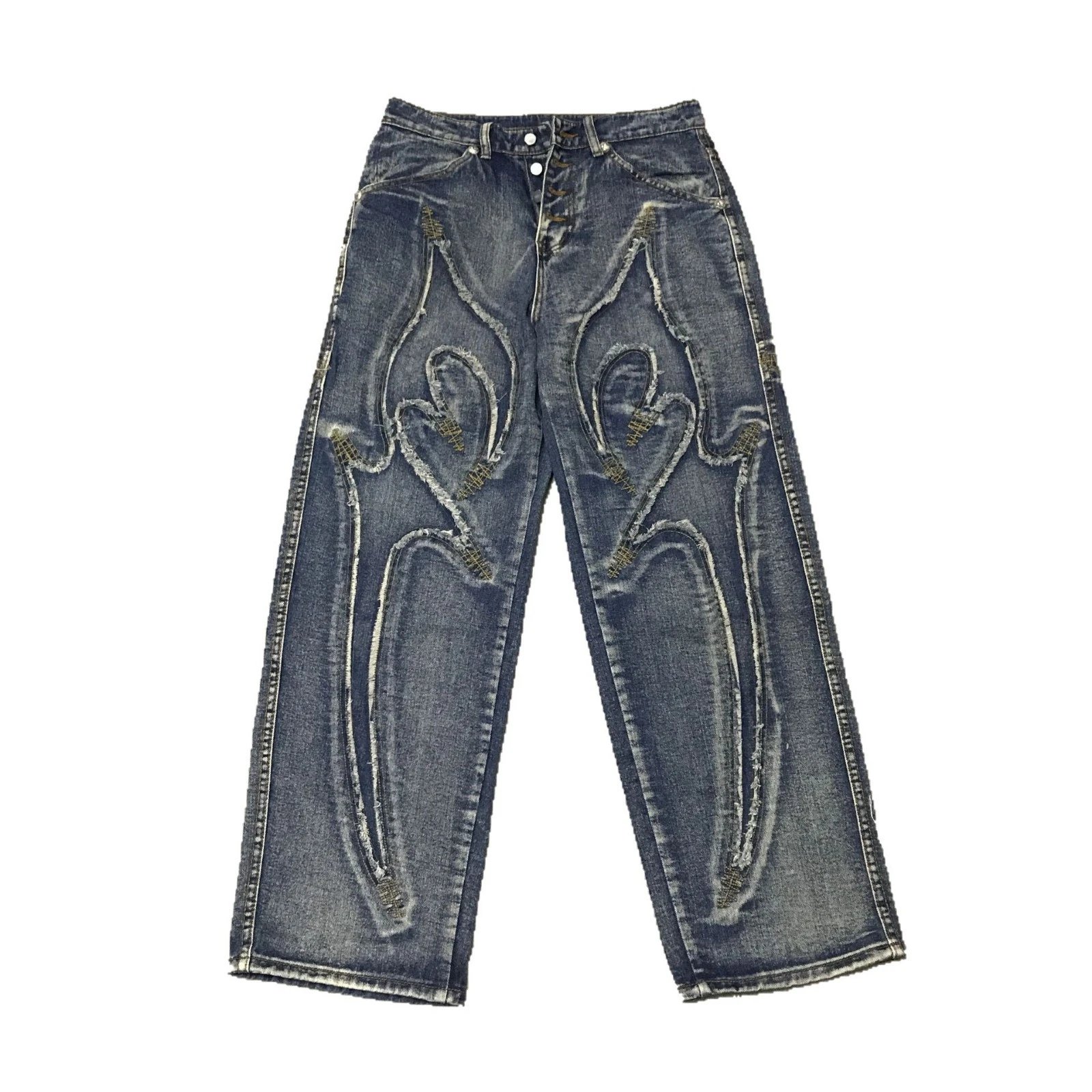 THUG CLUB - Denim Tribal Pants