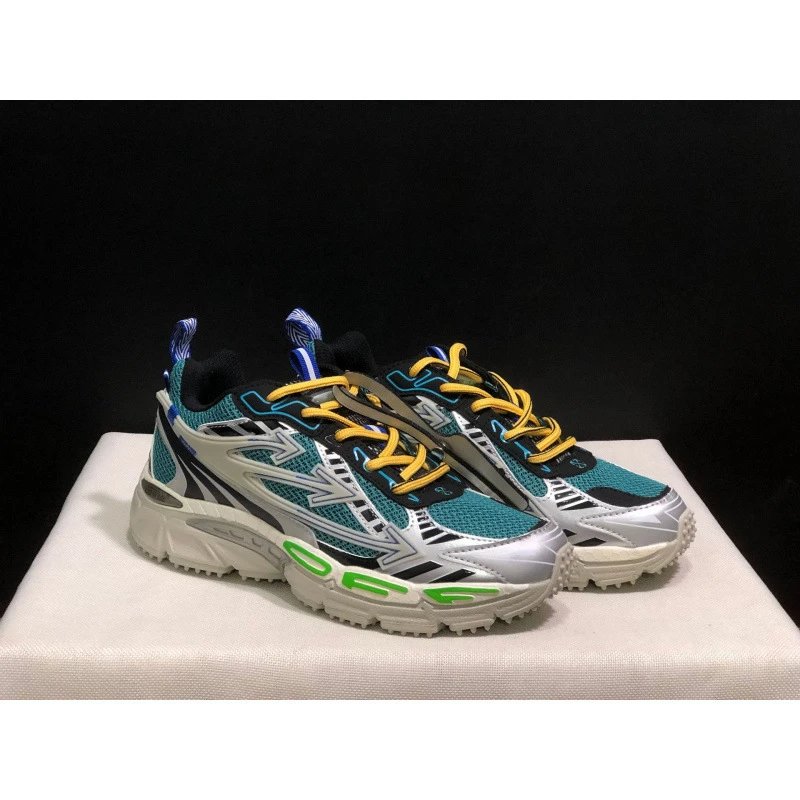 Unbranded Sneakers Chunky mesh with three-arrow side overlays — Aqua