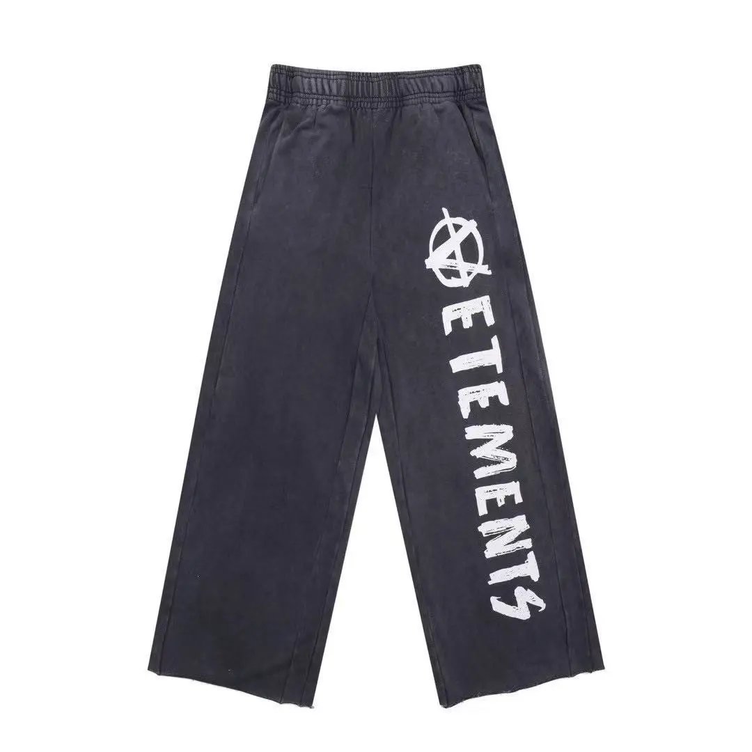 VETEMENTS Trousers Wide-Leg Logo Sweatpants image 5